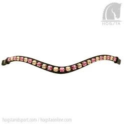 Browband OS Rivoli - Brown/Light Peach