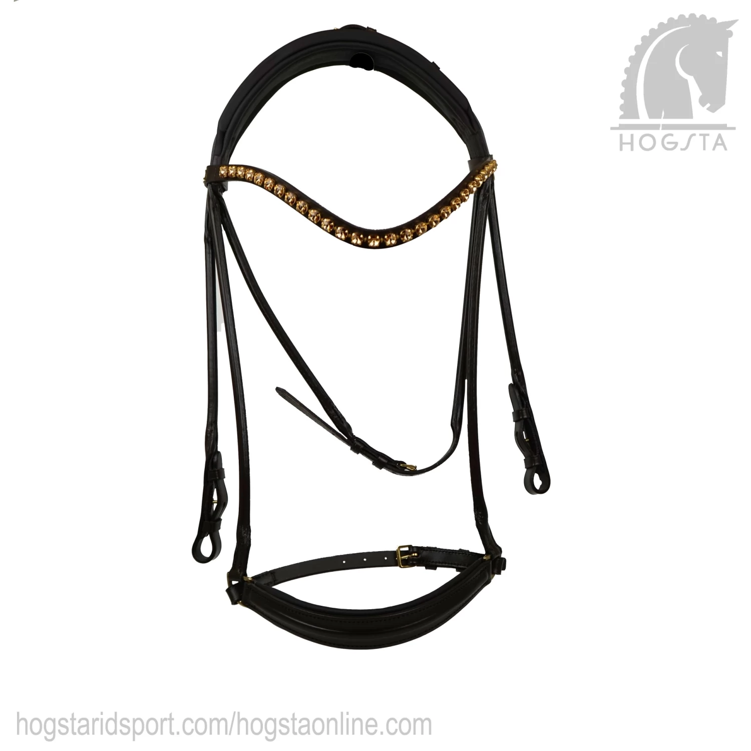 Bridle Drop Noesband - Brown 2 Bridle Drop Noesband - Brown