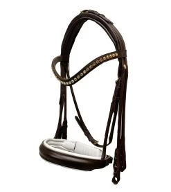 Roundsewn Double Bridle München - Chocolate
