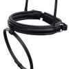 Noseband 4cm Round Sewn - Brown -Horse Riding - Harness OS 307981 6