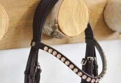 Double Bridle Tokyo - Chocolate -Horse Riding - Harness OS 504072 3