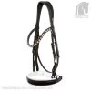 Double Bridle Tokyo - Chocolate 1 Double Bridle Tokyo - Chocolate -Horse Riding - Harness OS 504072ny