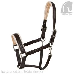 Leather Halter - Brown/Sand