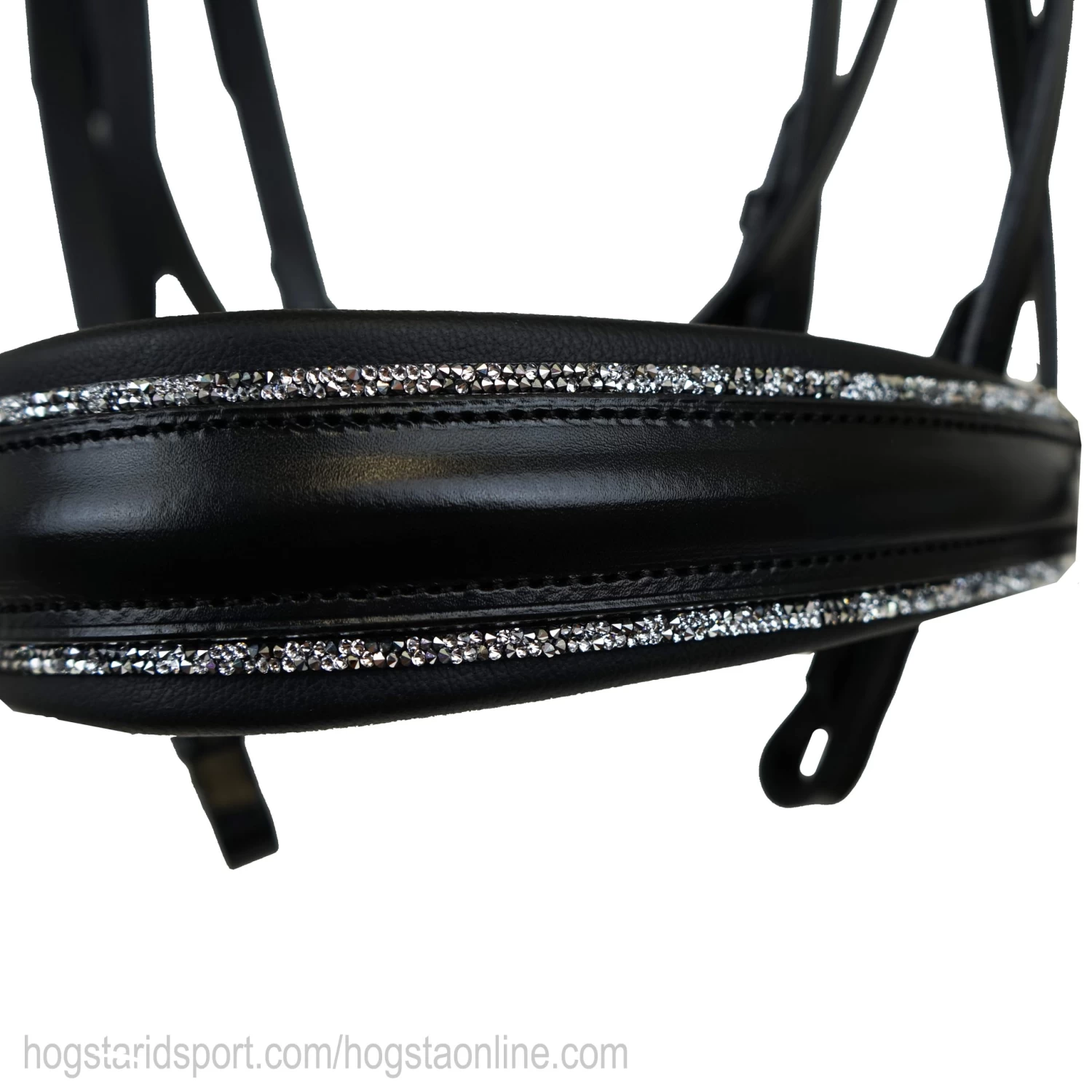 Double Bridle Comfort XS - Glitter Piping Crystal 4 Double Bridle Comfort XS - Glitter Piping Crystal - Image 2