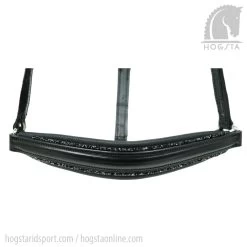 Leather Halter Strass - Black -Horse Riding - Harness OS 815192 S 2