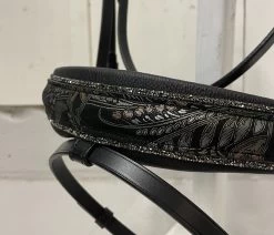 Bridle OS Warendorf FG - Black/Stalk -Horse Riding - Harness OS 90208092 S S G 1