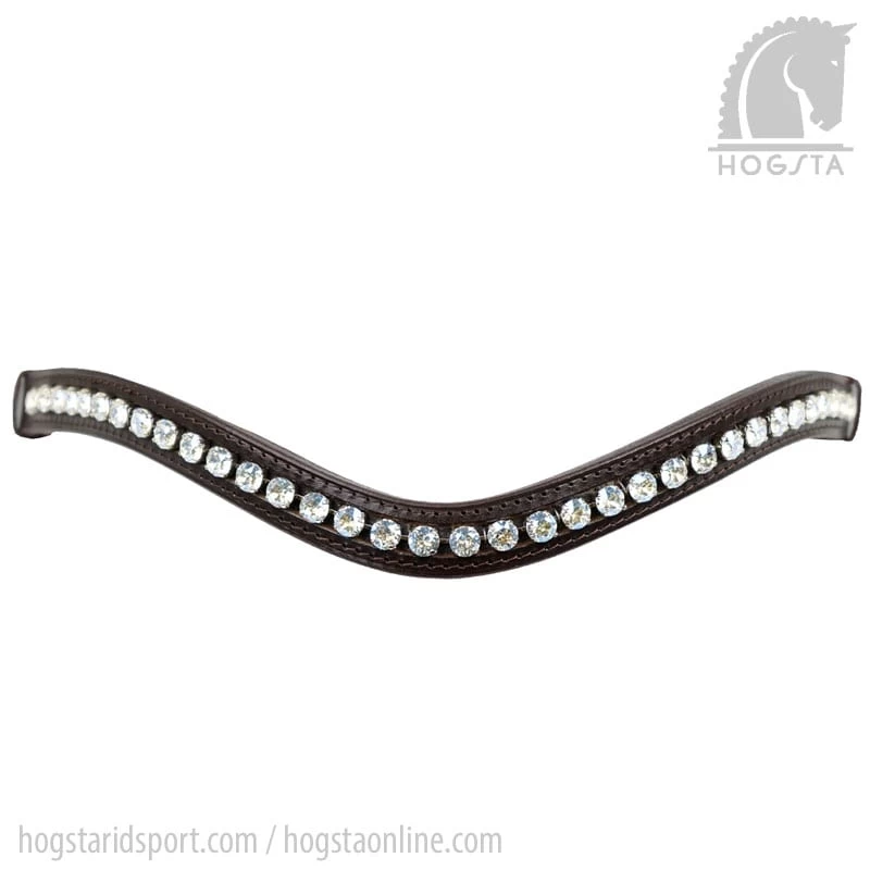 Browband OS XL - Chocolat - Crystal 3 Browband OS XL - Chocolat - Crystal