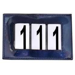 Competition Number Badge Lacquer Edge - Navy