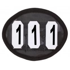 Competition Number Badge - Black