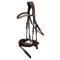 Bridle Malibu - Round Sewn Leather - Brown