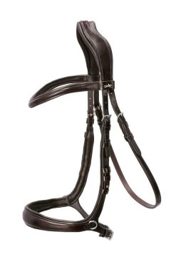 Anatomical Equitus Theta Bridle - Brown