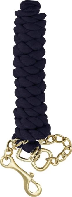 Lead Rope With Chain - Navy