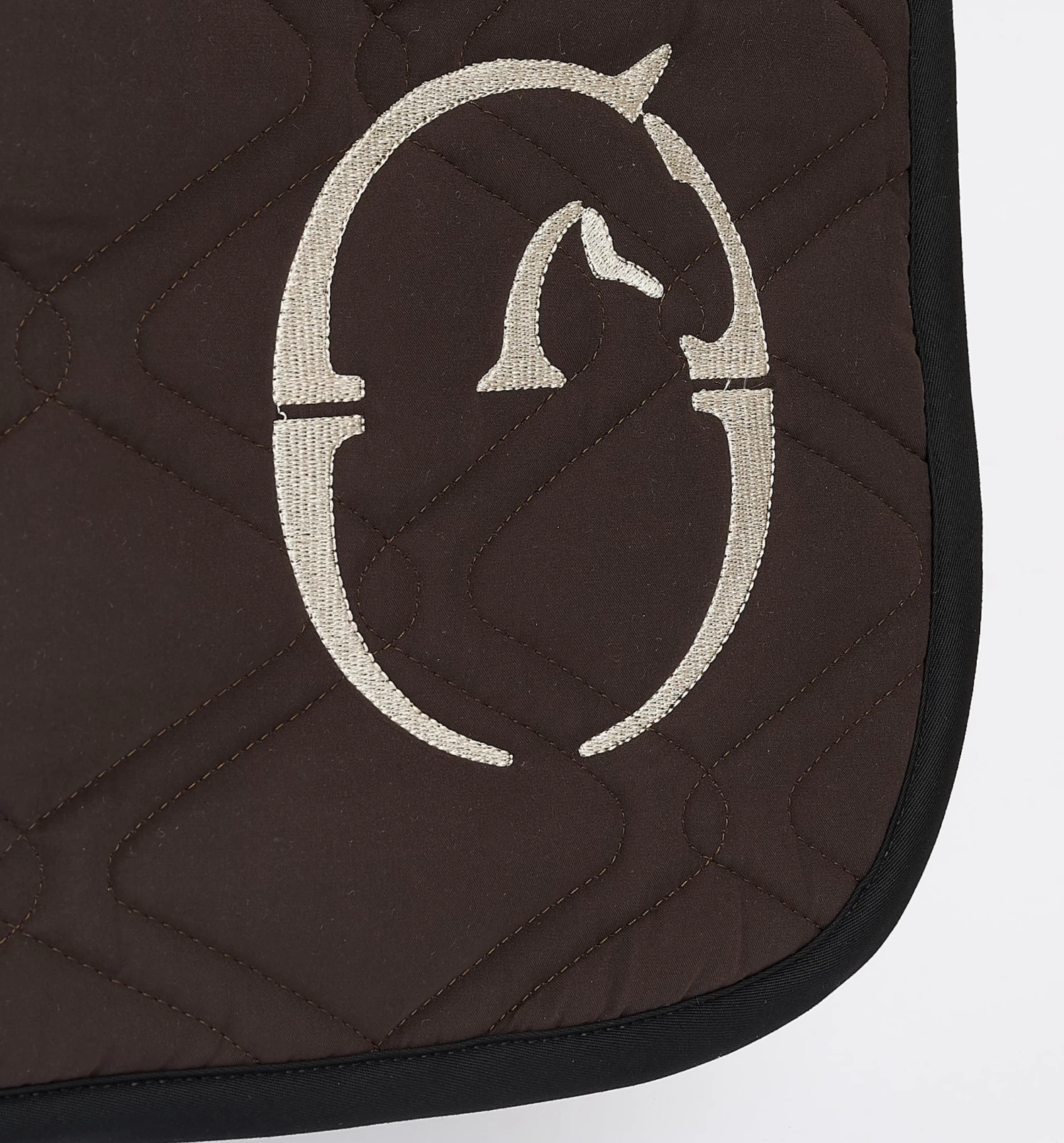 Dressage Saddle Pad Perugia - Dark Brown 4 Dressage Saddle Pad Perugia - Dark Brown - Image 2