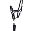 Locri Halter & Lead Rope - Black -Horse Riding - Harness VR U9070 26103 00090
