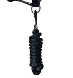 Locri Halter & Lead Rope - Black -Horse Riding - Harness VR U9070 26103 00090 3