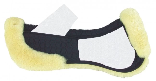 Correction Half Pad With Sheepskin PMS - Black 4 Correction Half Pad With Sheepskin PMS - Black - Image 2