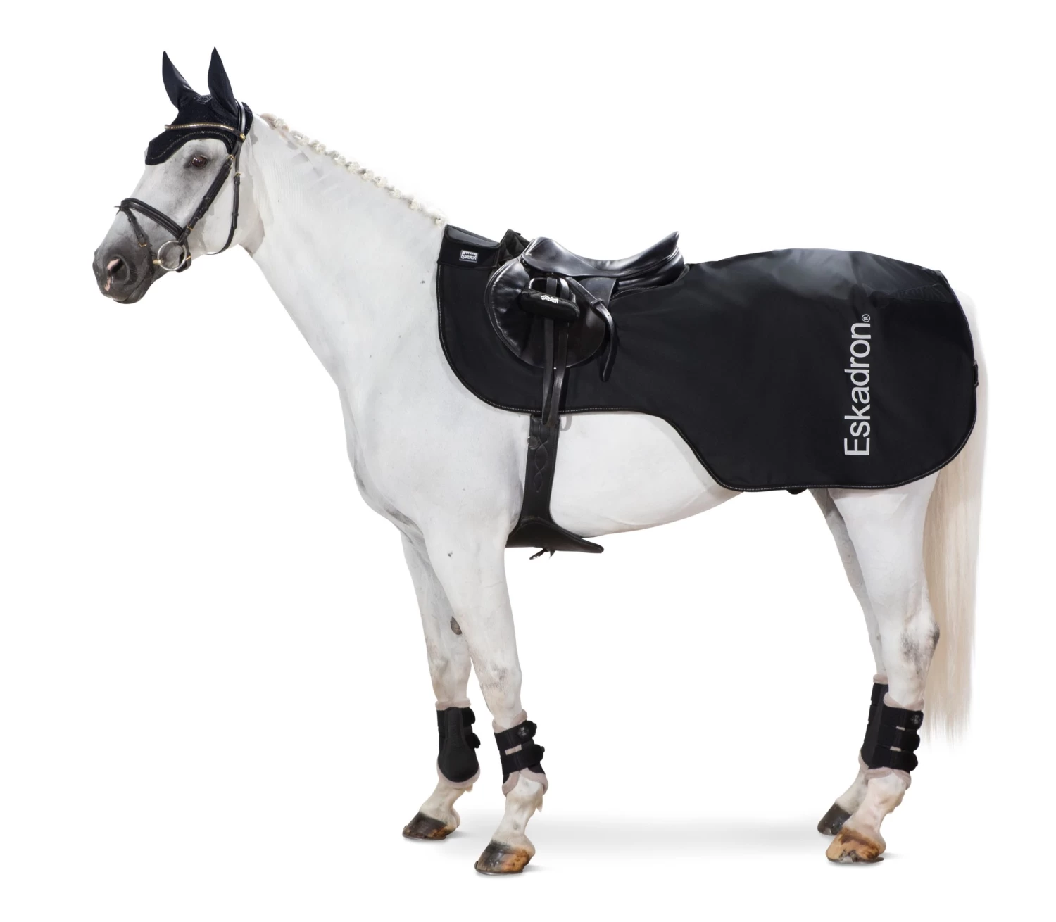 Riding Rug Fleece Lined - Black 4 Riding Rug Fleece Lined - Black - Image 2