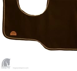 Riding Rug In Wool - Brown/Gold