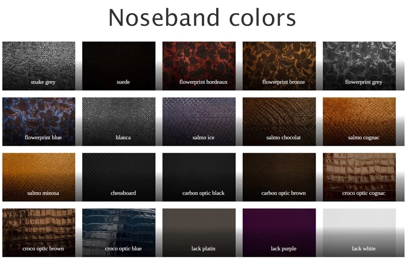 Cut Back Nosband Double Bridle - Customise 5 Cut Back Nosband Double Bridle - Customise - Image 3