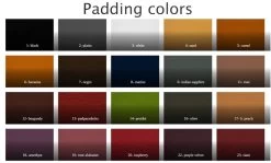 Noseband XL 5 Cm For Double Bridle - Own Design -Horse Riding - Harness padding colors1 1