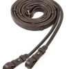 Round Sewn Leather Reins W Stoppers - Espresso 1 Round Sewn Leather Reins W Stoppers - Espresso -Horse Riding - Harness rundsydd Espresso